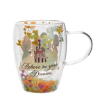 DISNEY PRINCESSES - Princesses - Verre avec Fleurs Sechées 300ml bems