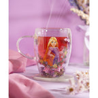 DISNEY PRINCESSES - Raiponce - Verre avec Fleurs Sechées 300ml bems