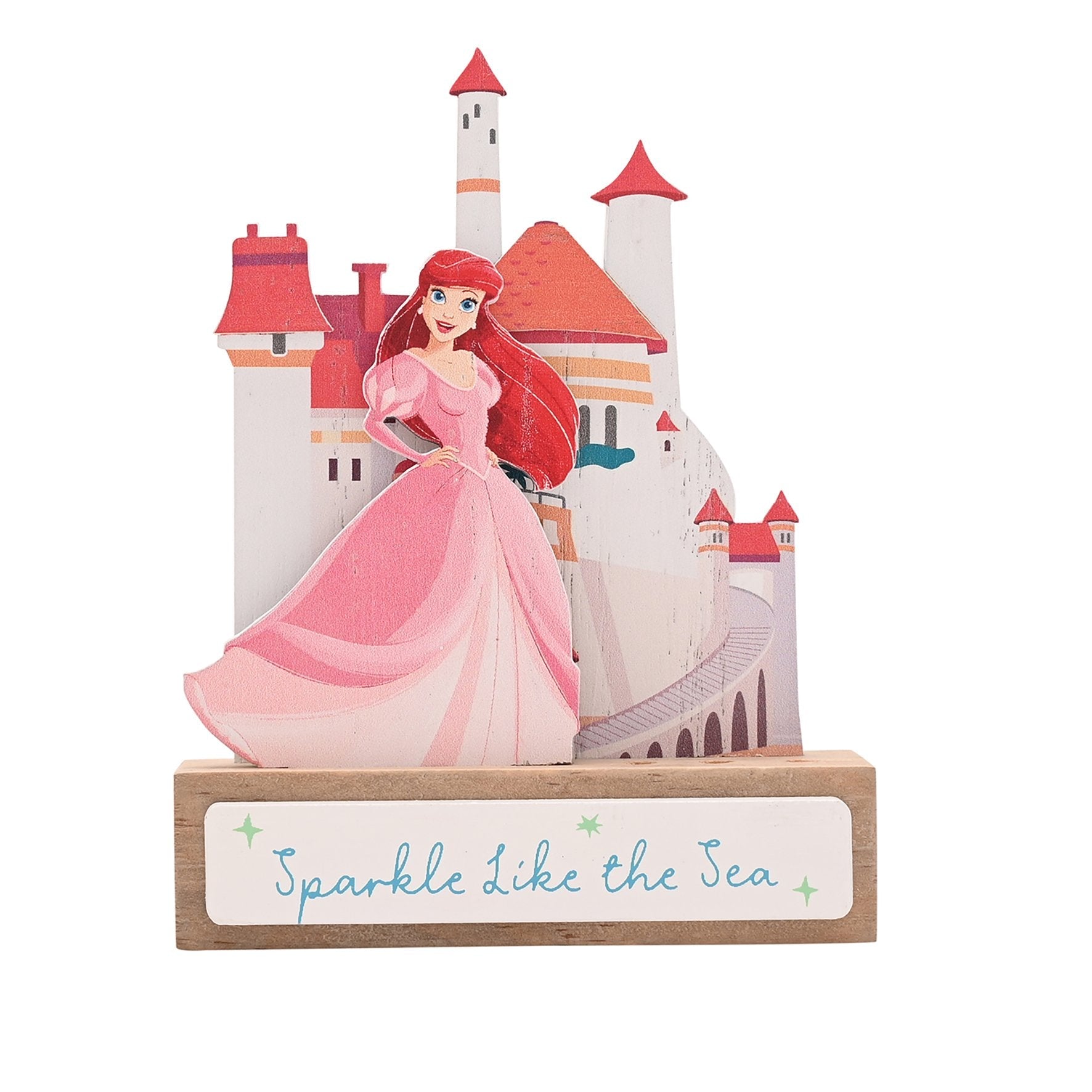 DISNEY PRINCESSES - Ariel - Mini Plaque Chateau bems