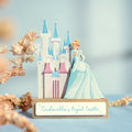 DISNEY PRINCESSES - Cendrillon - Mini Plaque Chateau bems