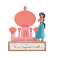 DISNEY PRINCESSES - Jasmine - Mini Plaque Chateau bems