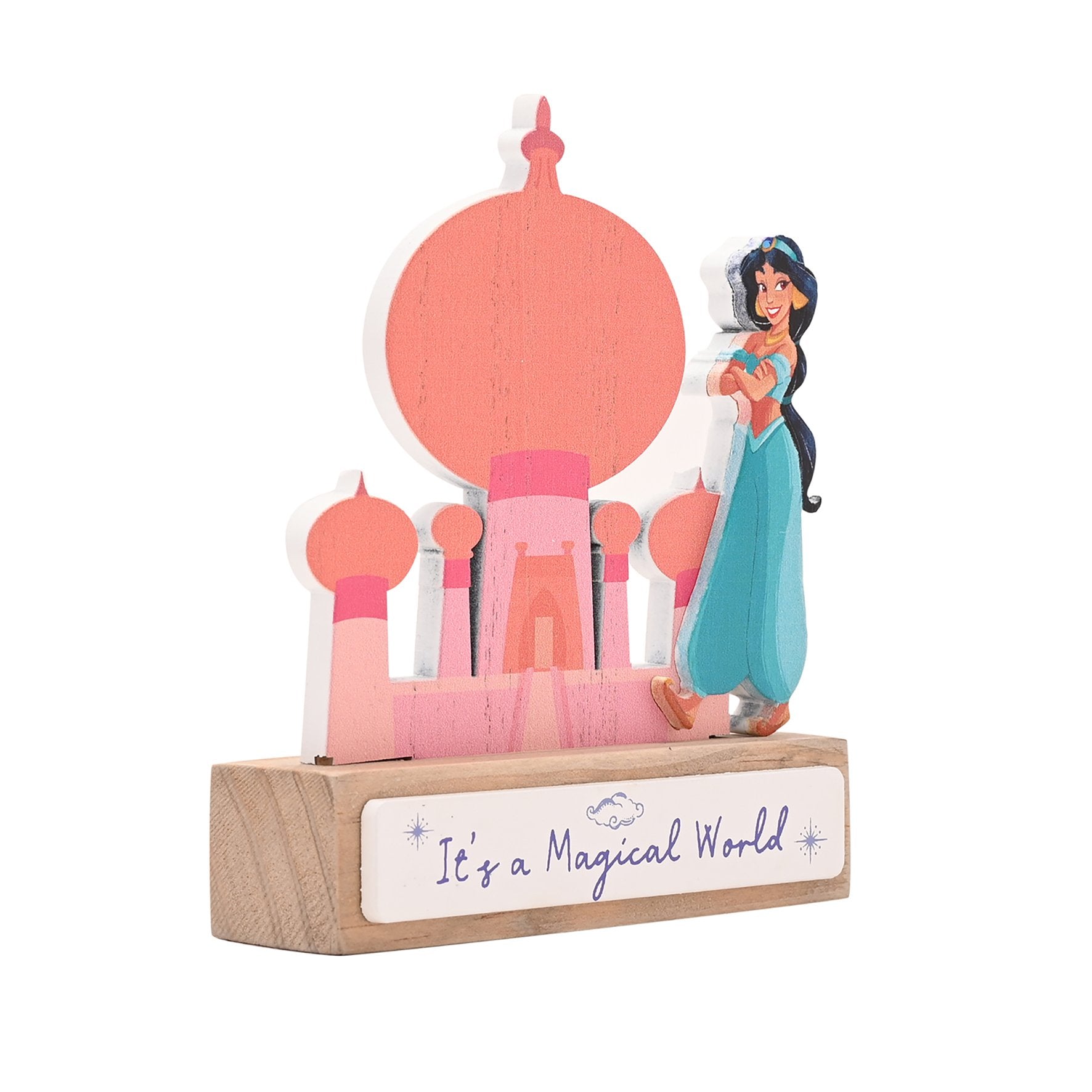 DISNEY PRINCESSES - Jasmine - Mini Plaque Chateau bems