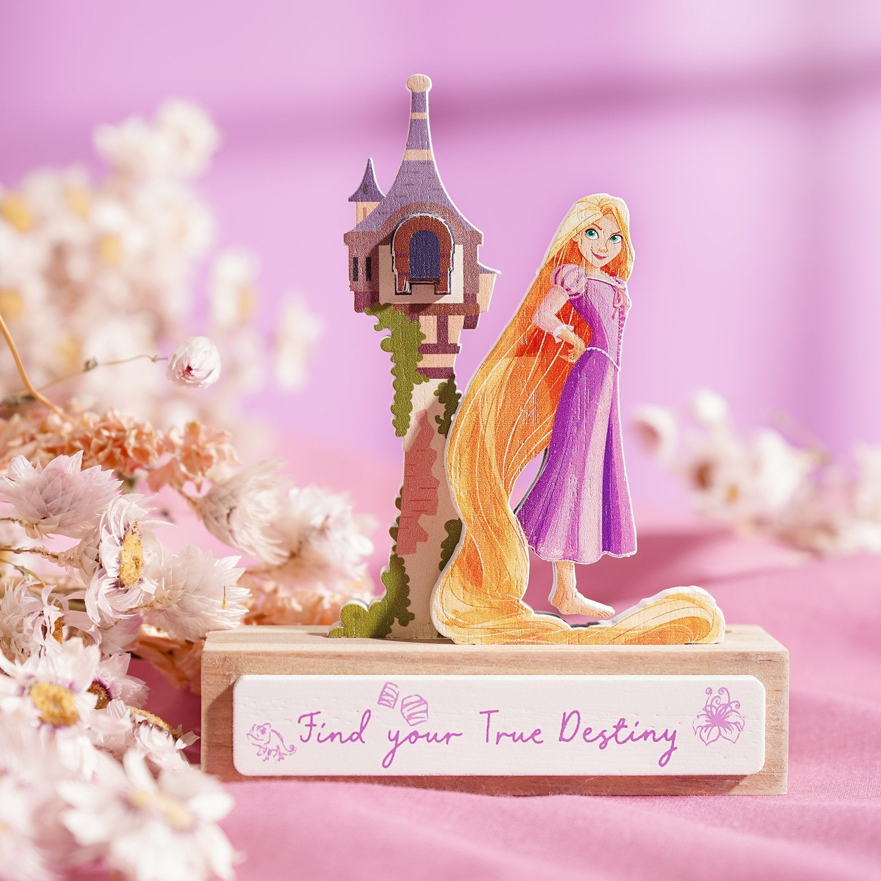 DISNEY PRINCESSES - Raiponce - Mini Plaque Chateau bems