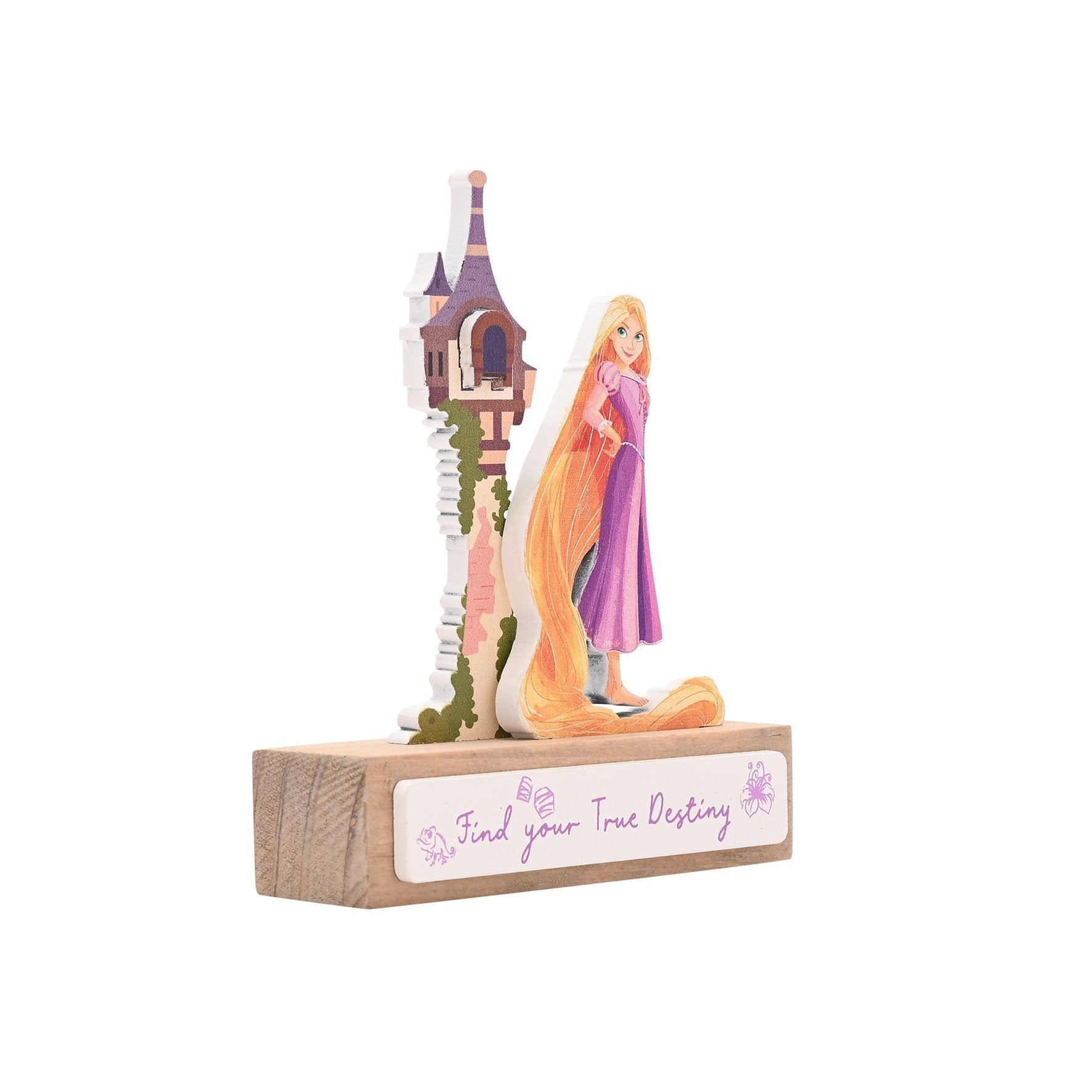DISNEY PRINCESSES - Raiponce - Mini Plaque Chateau bems