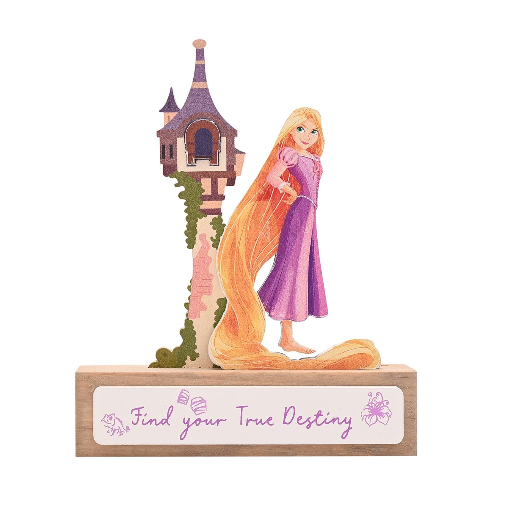 DISNEY PRINCESSES - Raiponce - Mini Plaque Chateau bems
