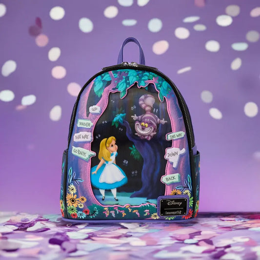 DISNEY - Alice au Pays des Merveilles - Mini Sac à Dos LoungeFly bems