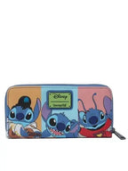 DISNEY - Jaase Stitch Colorblock - Portefeuille LoungeFly Exclusive bems