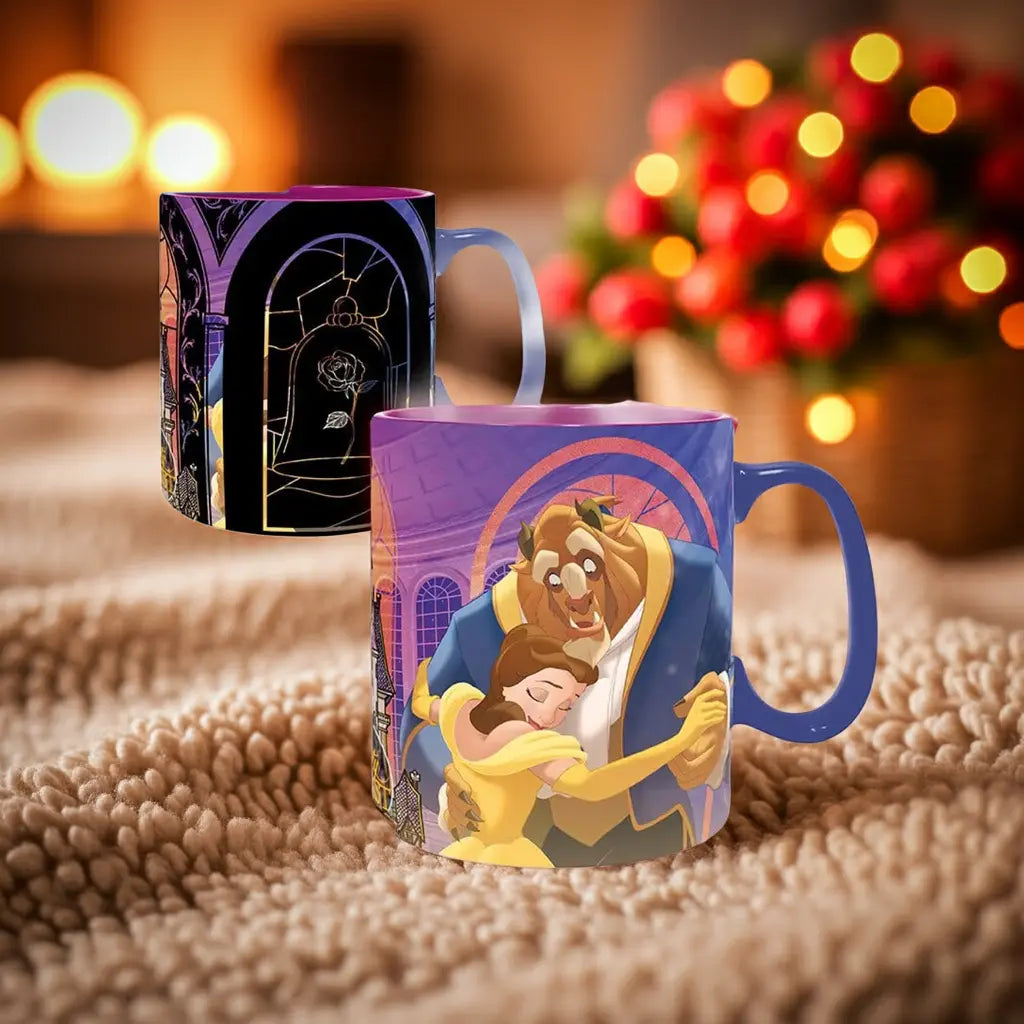 DISNEY - La Belle et la Bête - Mug thermoréactif 460ml bems