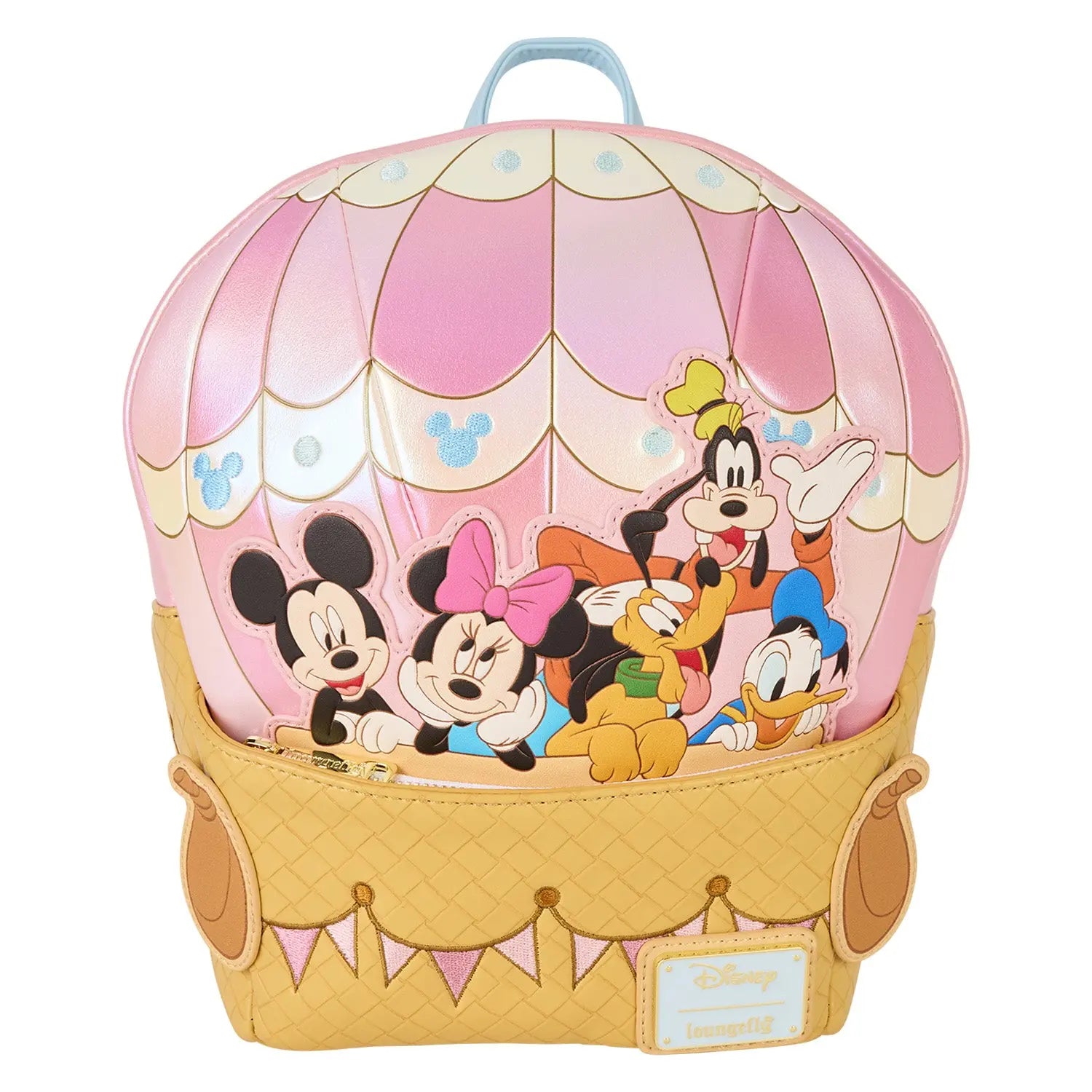 DISNEY - Mickey "Hot air balloon" - Mini Sac à Dos LoungeFly bems