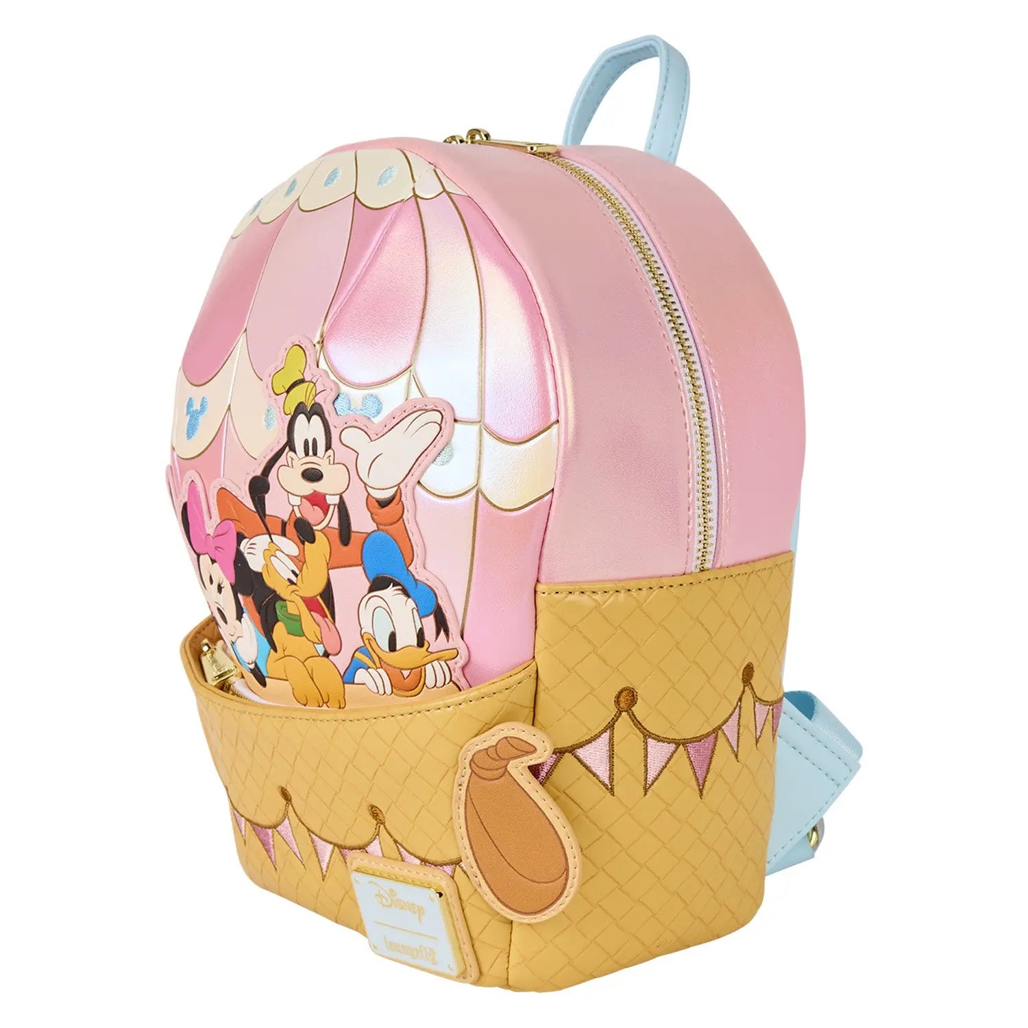 DISNEY - Mickey "Hot air balloon" - Mini Sac à Dos LoungeFly bems