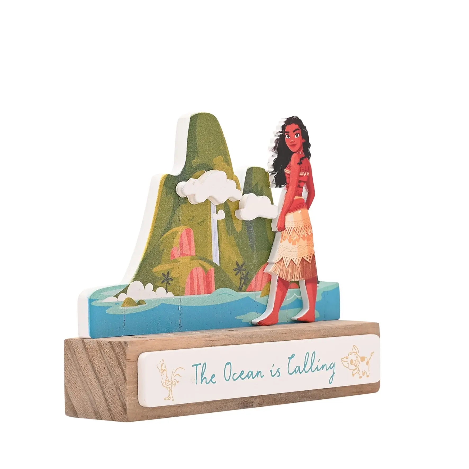 DISNEY PRINCESSES - Vaiana - Mini Plaque Chateau bems