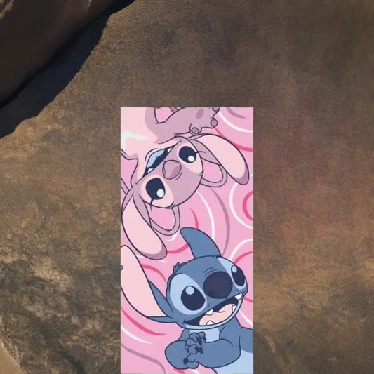 DISNEY - Stitch & Angel - Serviette de Plage 70x140cm bems