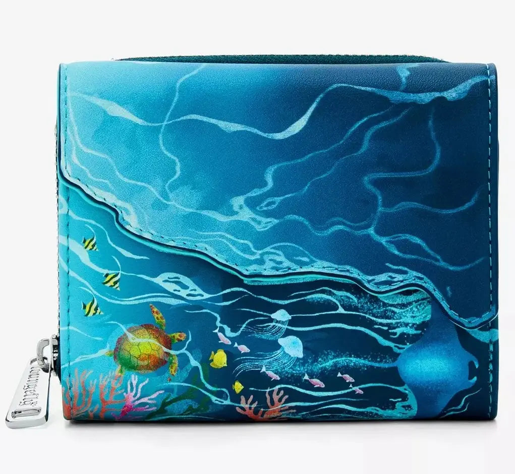 DISNEY - Vaiana "Water flow" - Portefeuille LoungeFly 'Exclusive' bems