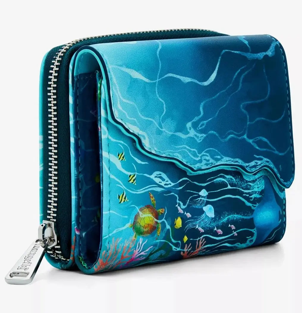 DISNEY - Vaiana "Water flow" - Portefeuille LoungeFly 'Exclusive' bems