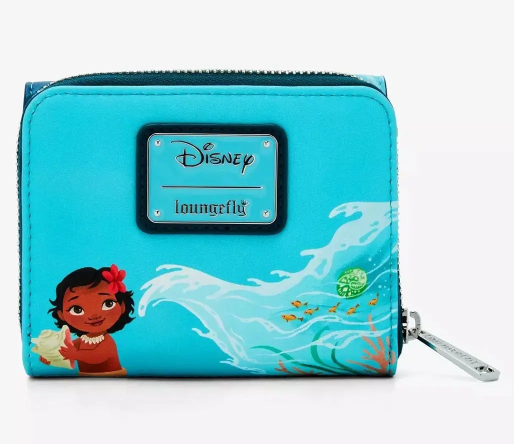 DISNEY - Vaiana "Water flow" - Portefeuille LoungeFly 'Exclusive' bems