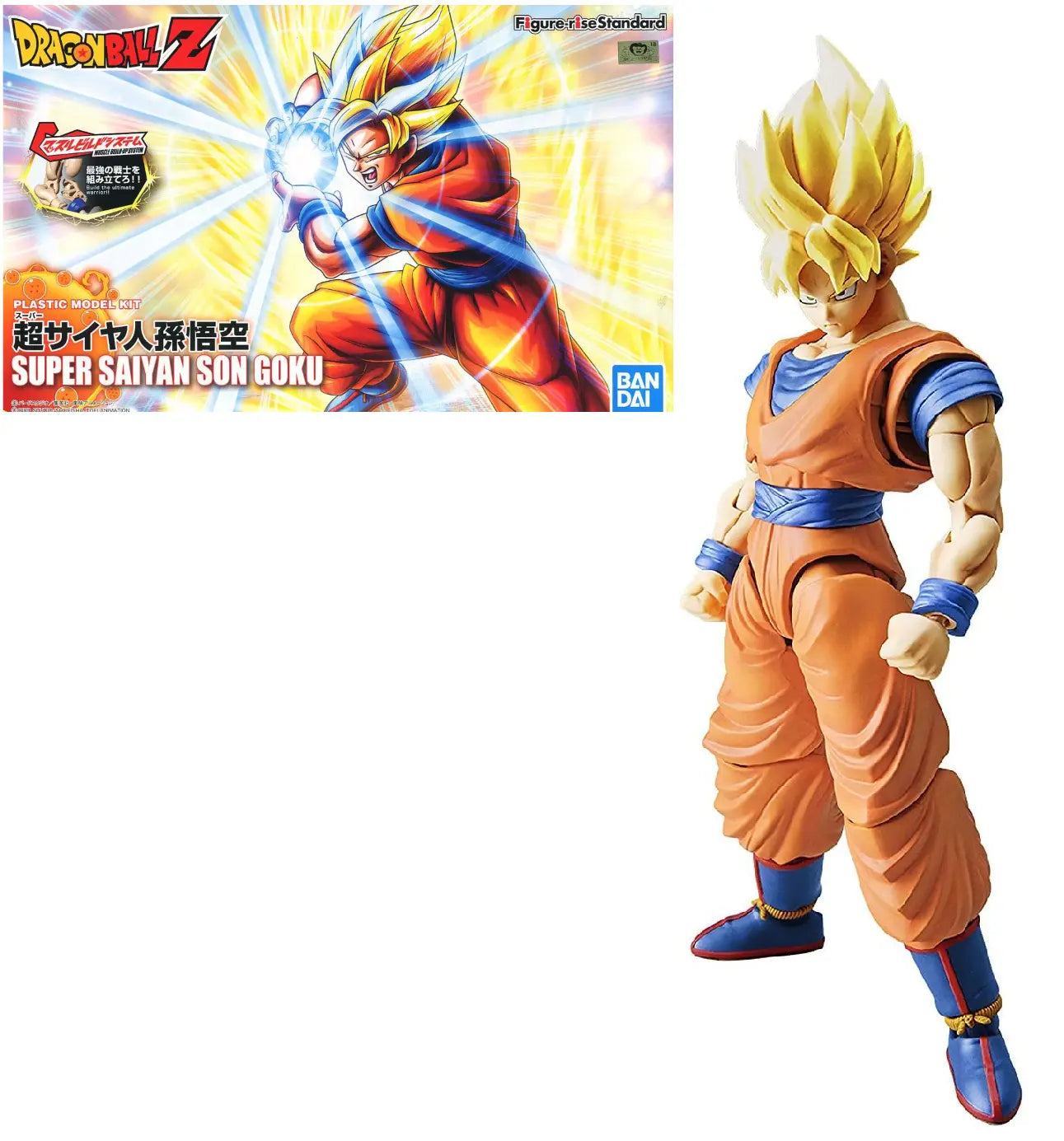 DRAGON BALL Figure-rise Standard Super Saiyan Son Goku Model Kit bems