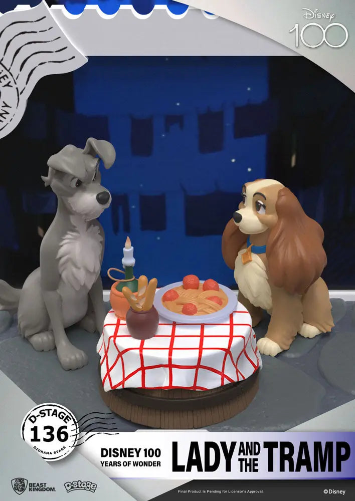 Diorama La Belle et le Clochard bems