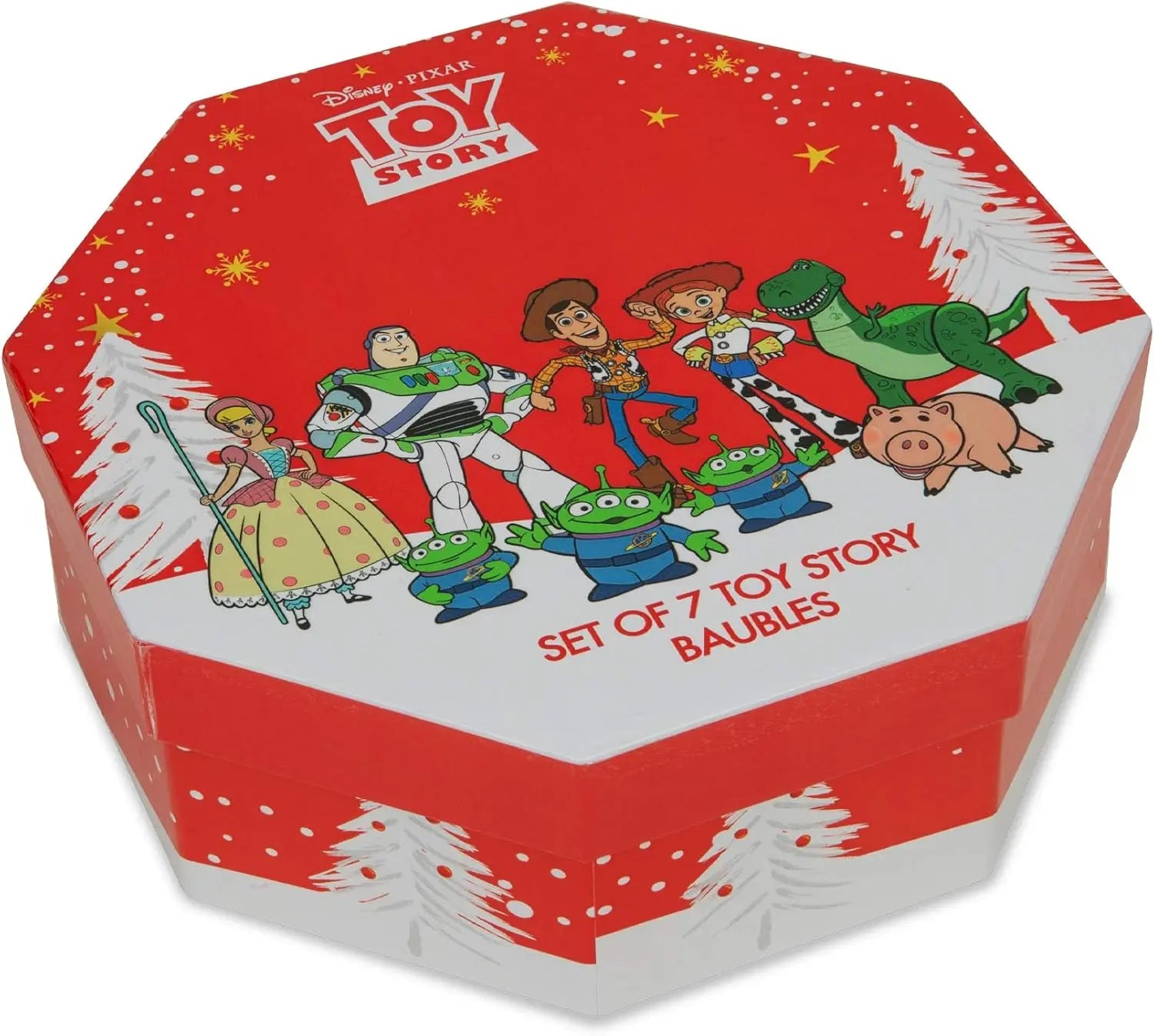 Disney Toy story 7 boules de Noël à paillettes bems