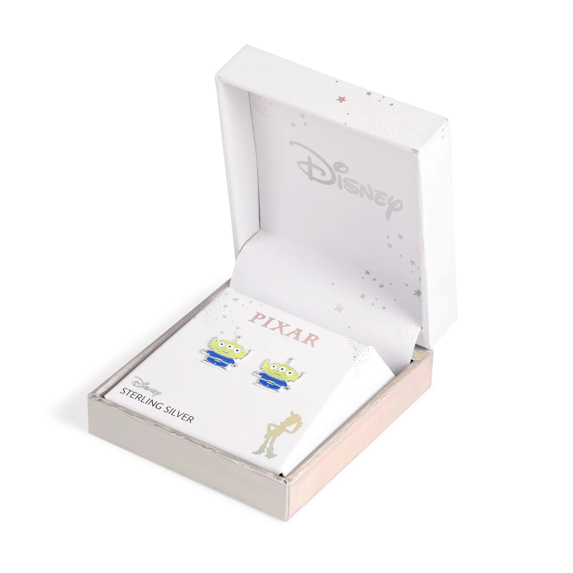 TOY STORY - Alien - 1 Paire de Clous d'Oreilles en Argent bems