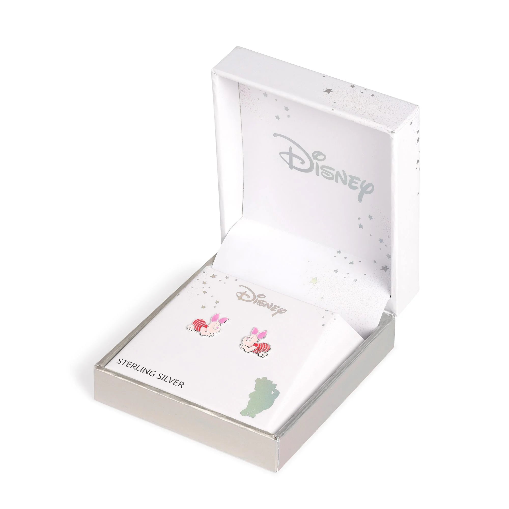 WINNIE L'OURSON - Porcinet - 1 Paire de Clous d'Oreilles en Argent bems