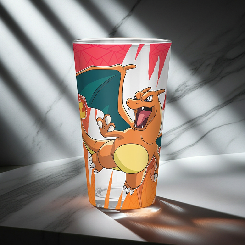 POKEMON - Dracaufeu - Verre XXL Premium 400ml bems