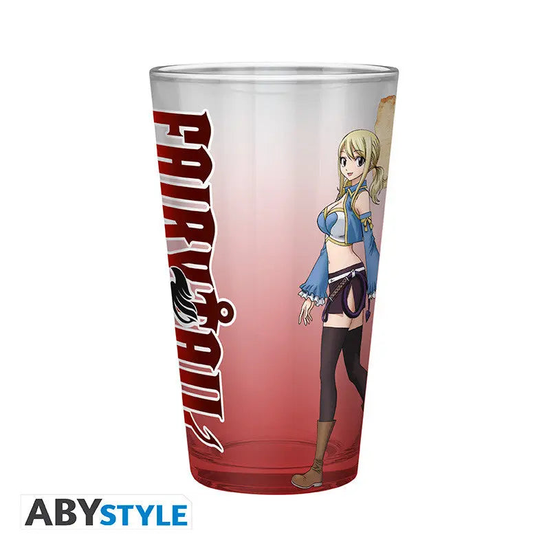 FAIRY TAIL - Natsu, Lucy, Happy & Plue - Verre XXL 400ml bems