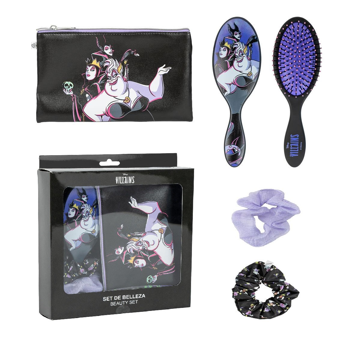 DISNEY VILAINS - Set de Beauté 4pc. bems