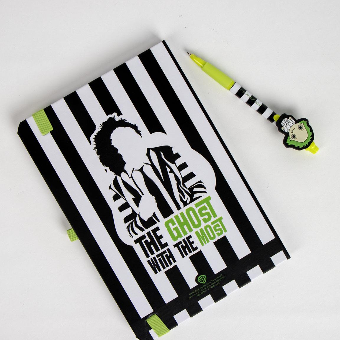 carnet et stylo a bille Beetlejuice bems