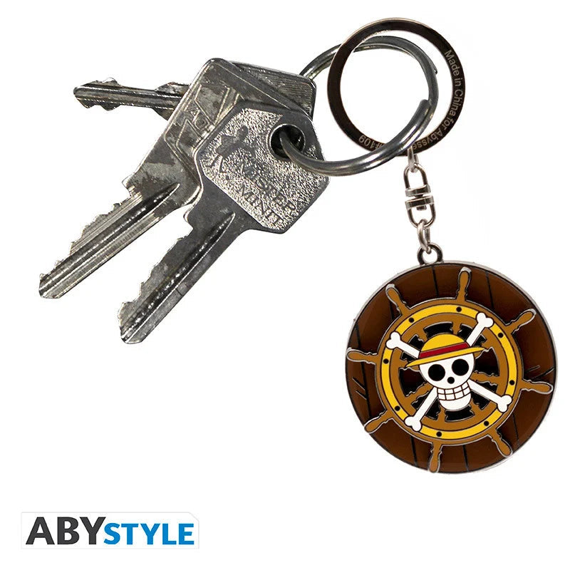 ONE PIECE - Porte-Cles Metal - Barre du Thousand Sunny bems