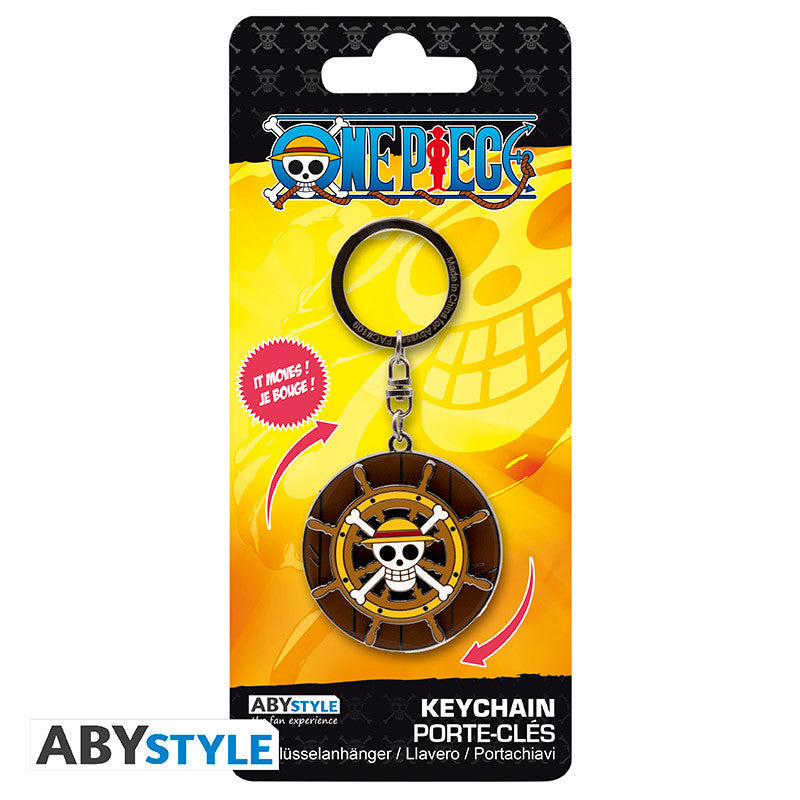 ONE PIECE - Porte-Cles Metal - Barre du Thousand Sunny bems