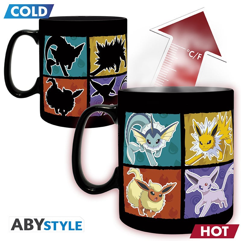 POKEMON - Evoli - Mug thermoréactif 460ml bems