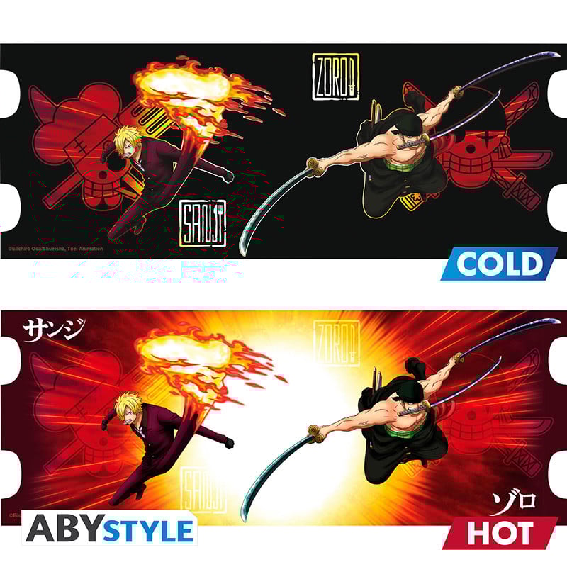 ONE PIECE - Zoro & Sanji - Mug thermoréactif 460ml bems