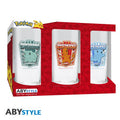 POKEMON - Set de 3 Verres AbyStyle