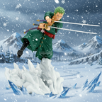 ONE PIECE - Roronoa Zoro - Figurine Senkozekkei 15cm bems