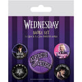 MERCREDI - Nevermore - Pack 5 Badges bems