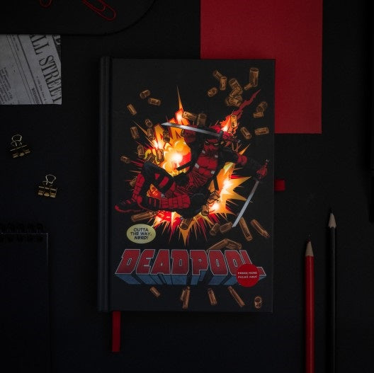 Carnet lumineux Deadpool bems