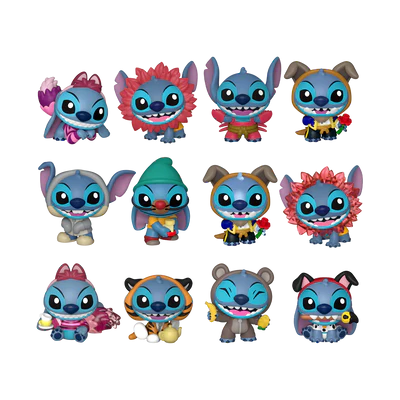 DISNEY - Stitch en Costume -Mystery Minis (BOX 12 Figurines) - Bulma-shop
