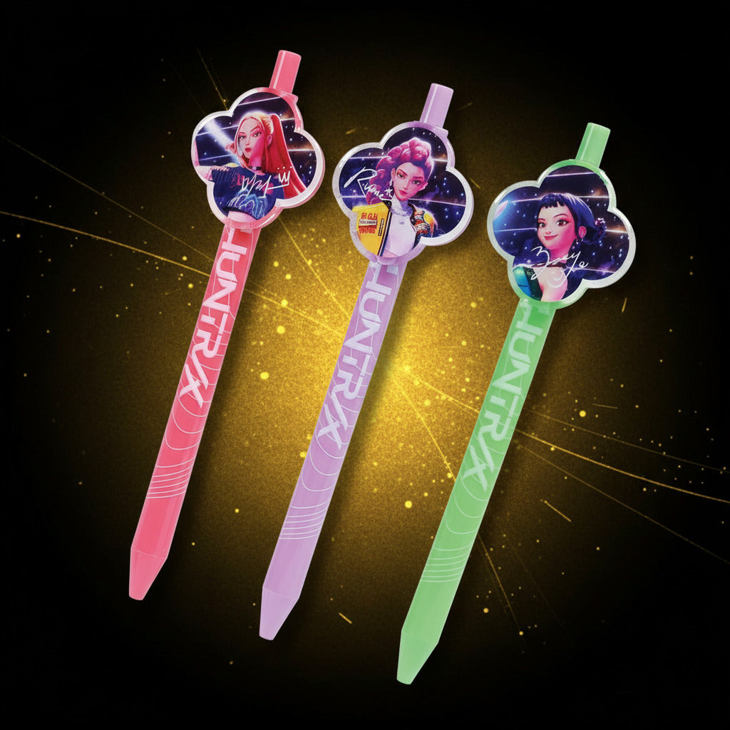 K-POP DEMON HUNTERS - Set 3 Stylos blue sky