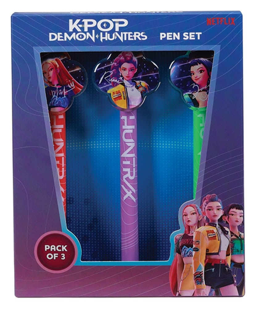 K-POP DEMON HUNTERS - Set 3 Stylos blue sky