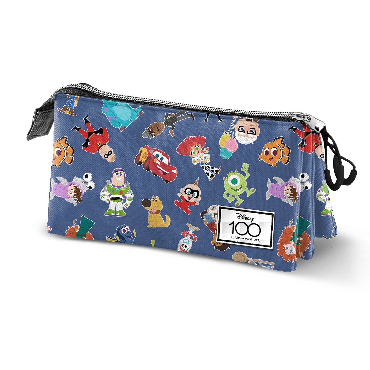 DISNEY 100 Ans - Family - Trousse Triple '23x11x7cm' bems