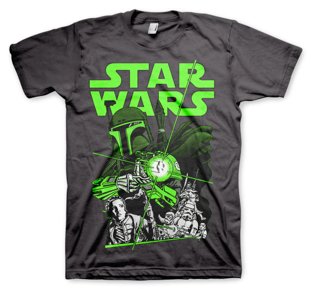 STAR WARS - Vintage Boba Fett - T-Shirt bems