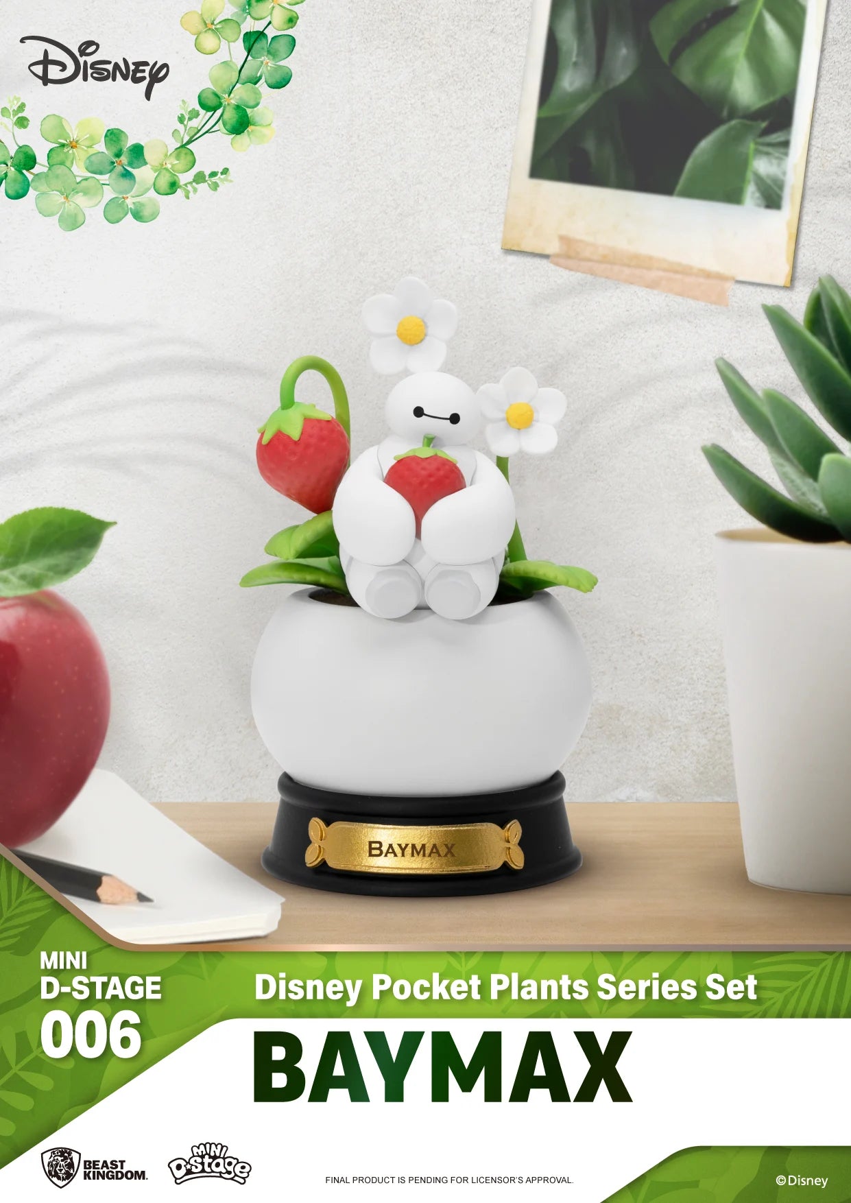 DISNEY - Pocket Plant Series - Pack 6 Mini D-Stage 10cm Beast Kingdom