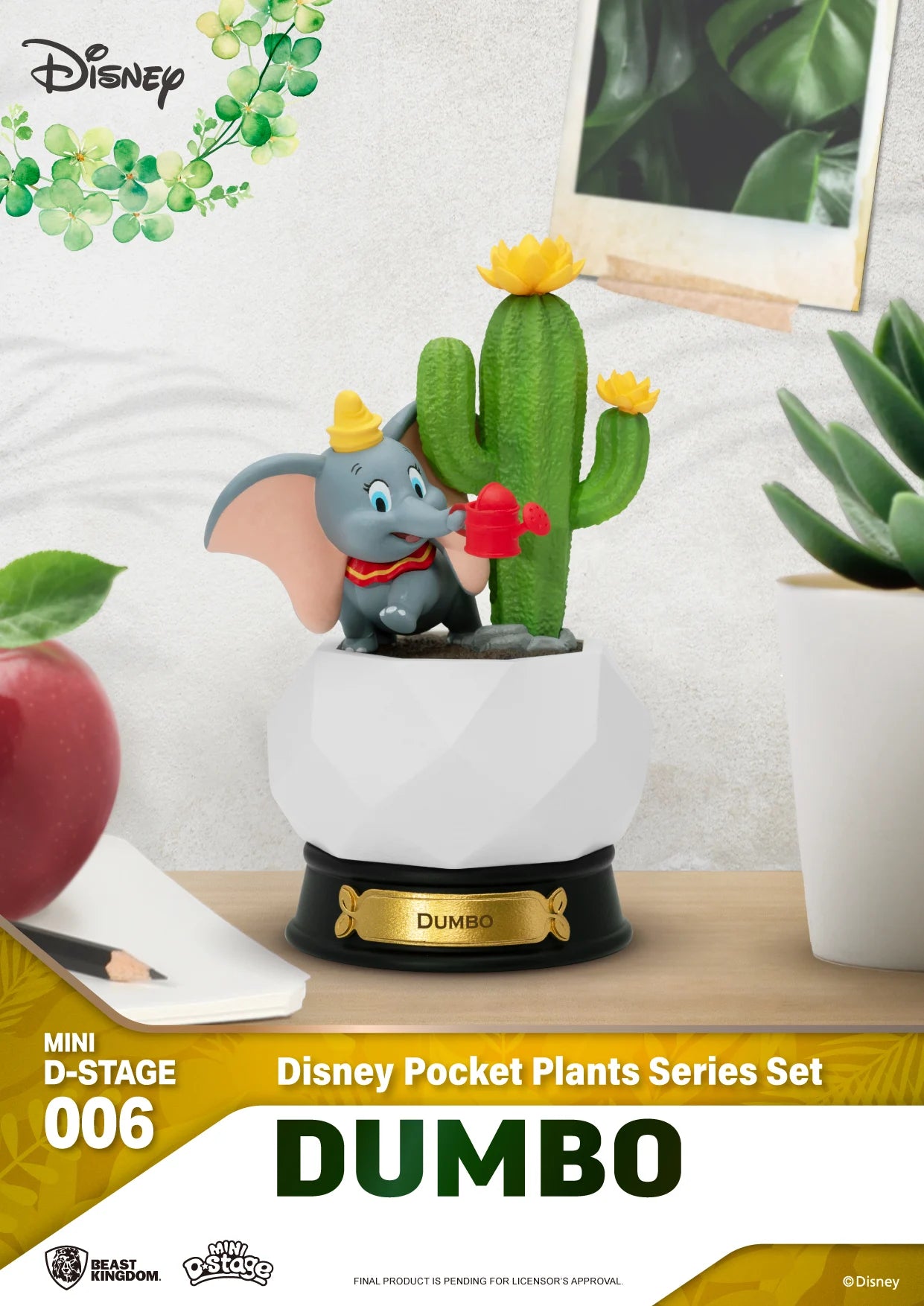 DISNEY - Pocket Plant Series - Pack 6 Mini D-Stage 10cm Beast Kingdom