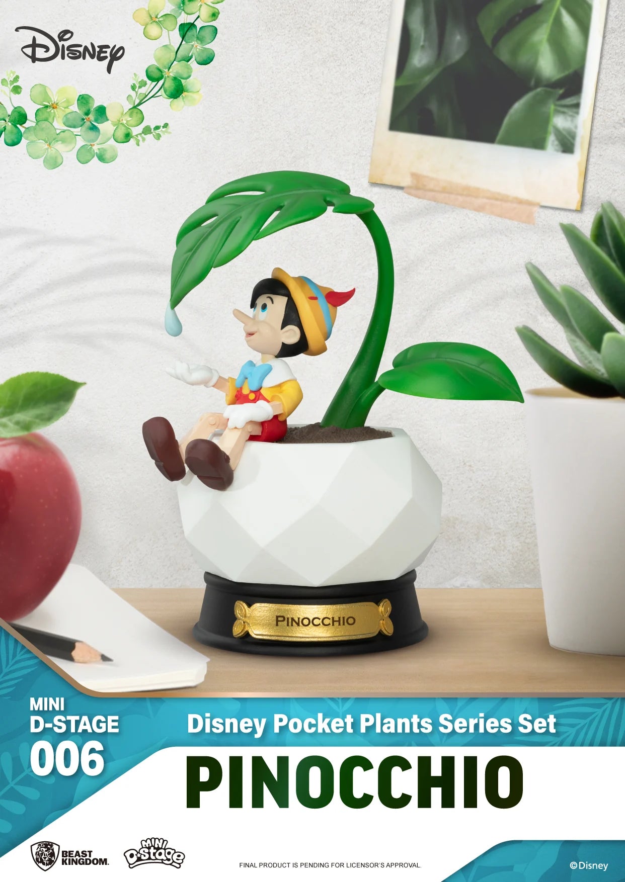 DISNEY - Pocket Plant Series - Pack 6 Mini D-Stage 10cm Beast Kingdom