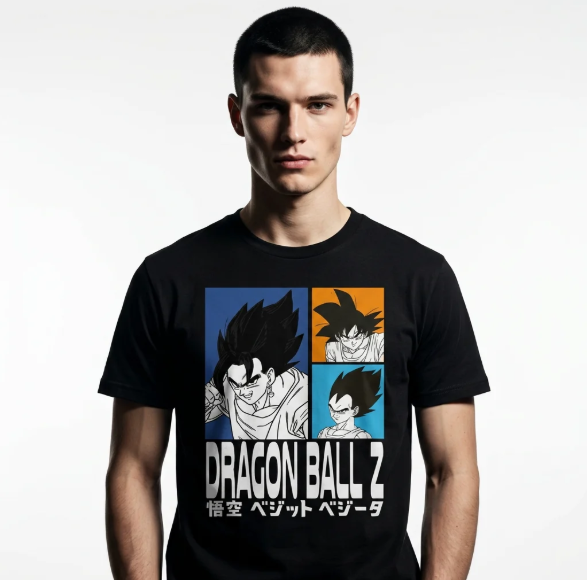DRAGON BALL Z - Vegito / Vegeta / Goku - T-Shirt cotton division