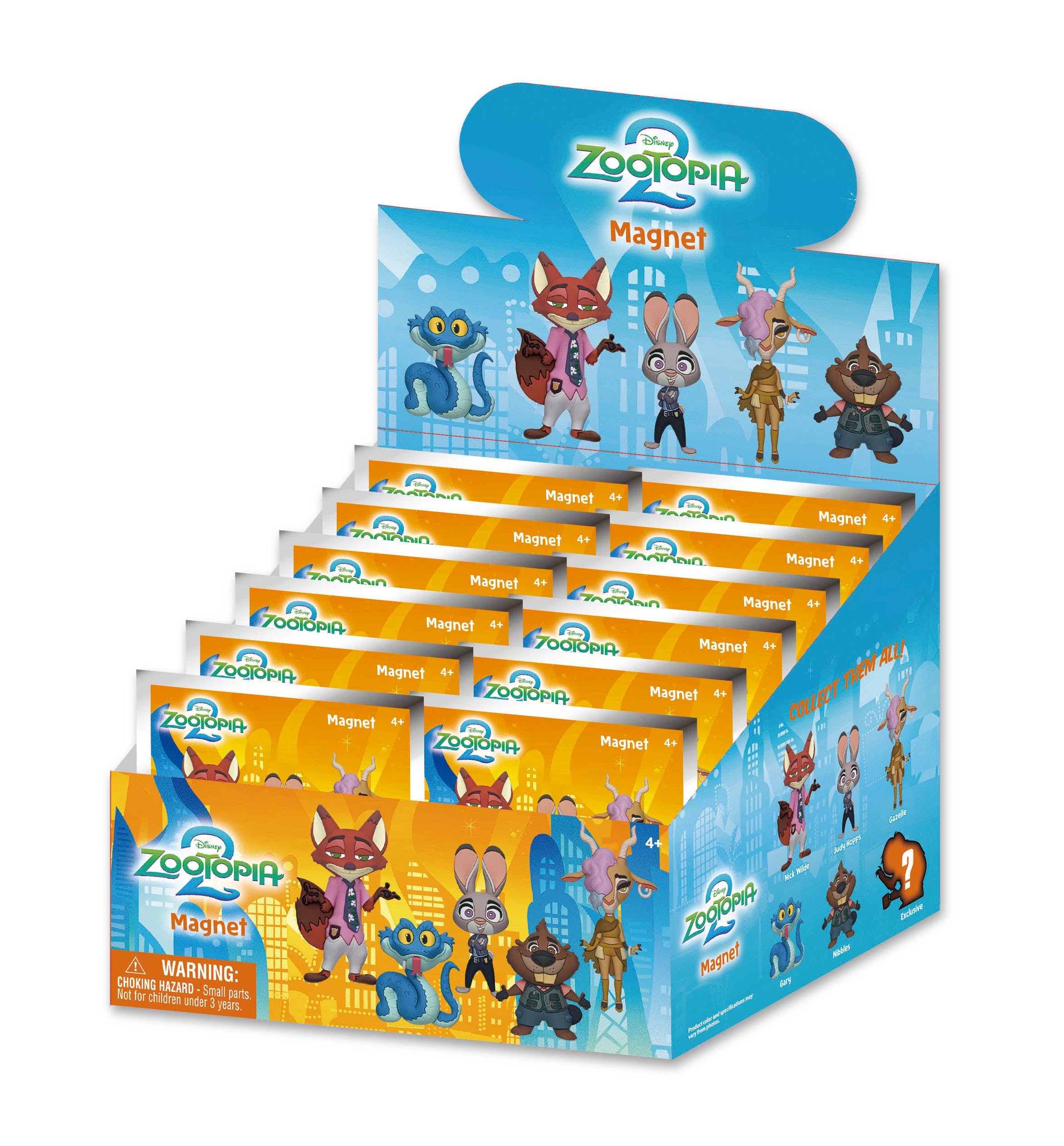 ZOOTOPIE 2 - Series 1 - 3D Foam Magnets in blind bags Monogram