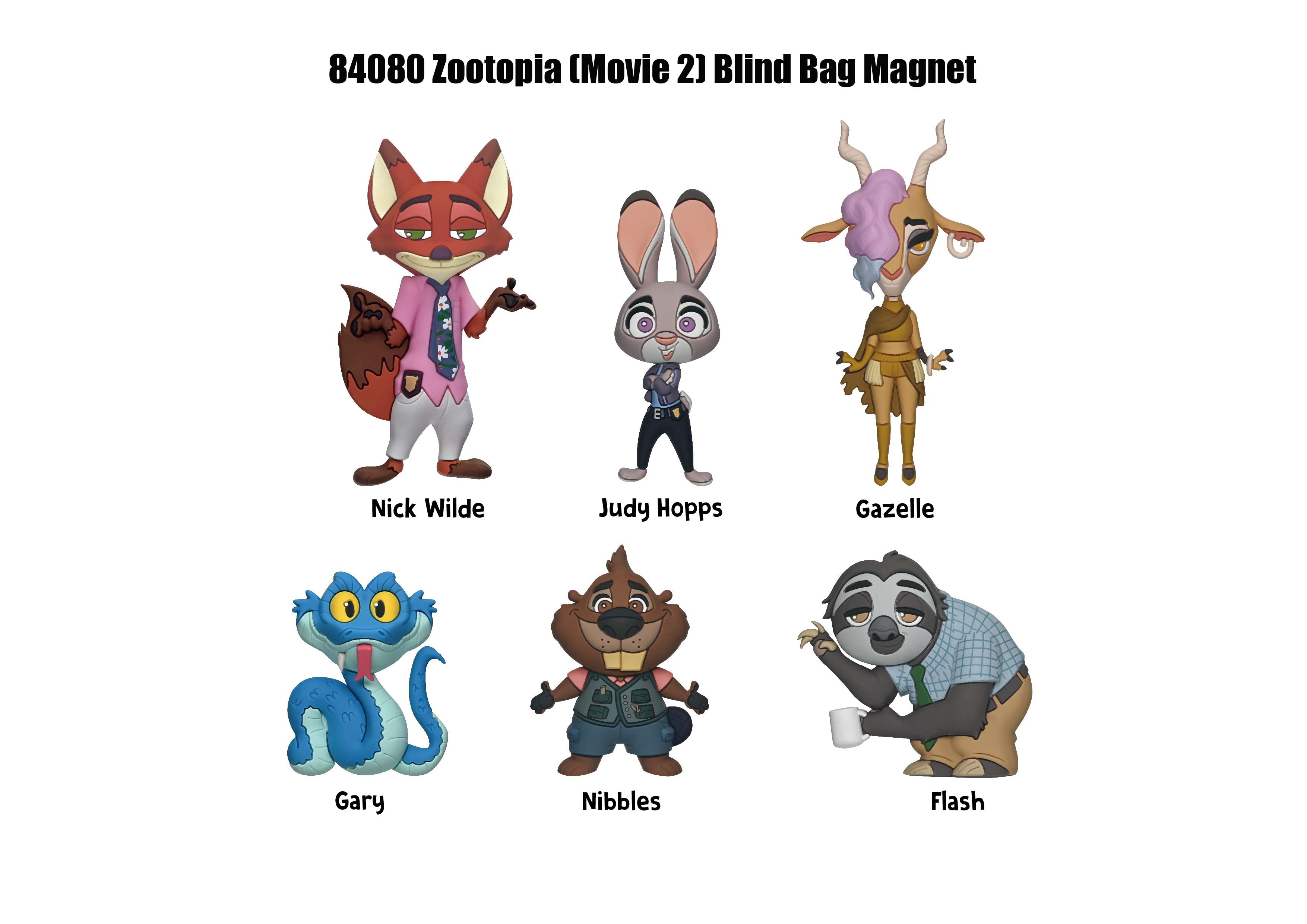 ZOOTOPIE 2 - Series 1 - 3D Foam Magnets in blind bags Monogram