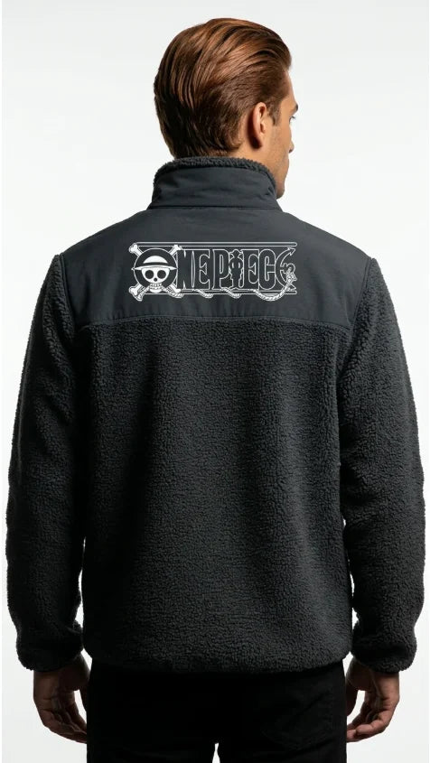 ONE PIECE - Logo - Veste Polaire Sherpa cotton division