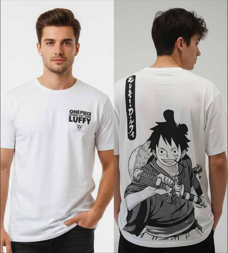 ONE PIECE - Straw Hat Crew Luffy - T-Shirt Homme cotton division