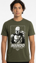 MANDALORIAN & GROGU - Wherever i go he goes - T-Shirt cotton division